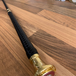 Dressage Whip - Fully braided leather