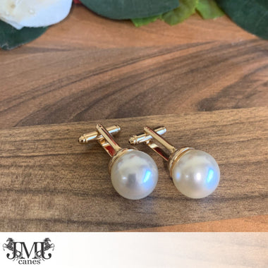 Cuff Links - Pearl JMJ Canes